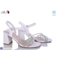 Босоніжки жіночі на літо (8 пар р.36-40) білий  "Aba"