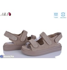 Босоніжки жіночі на літо (8 пар р.36-41) бежевий  "Aba"