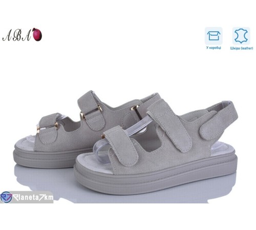 Босоніжки жіночі на літо (8 пар р.36-41) сірий  "Aba"