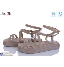 Босоніжки жіночі на літо (8 пар р.36-41) бежевий  "Aba"