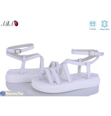 Босоніжки жіночі на літо (8 пар р.36-41) білий  "Aba"