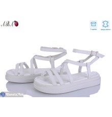 Босоніжки жіночі на літо (8 пар р.36-41) білий  "Aba"