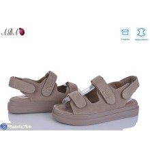 Босоніжки жіночі на літо (8 пар р.36-41) бежевий  "Aba"