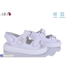 Босоніжки жіночі на літо (8 пар р.36-41) білий  "Aba"