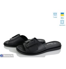 Шлепки жіночі на літо (8 пар р.36-41) чорний  "ERIKA"