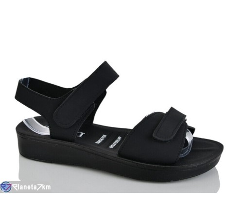 Босоніжки жіночі на літо (8 пар р.36-41) чорний  "LYLY"