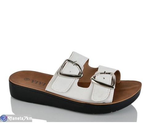 Шлепки жіночі на літо (8 пар р.36-41) білий  "LYLY"