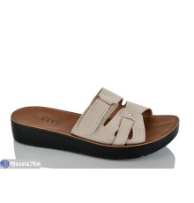 Шлепки жіночі на літо (8 пар р.36-41) бежевий  "LYLY"