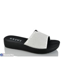 Шлепки жіночі на літо (8 пар р.36-41) білий  "LYLY"