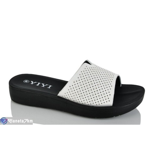 Шлепки жіночі на літо (8 пар р.36-41) білий  "LYLY"