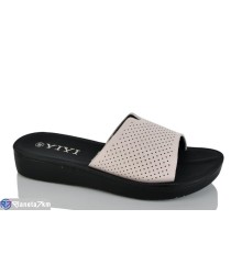 Шлепки жіночі на літо (8 пар р.36-41) бежевий  "LYLY"