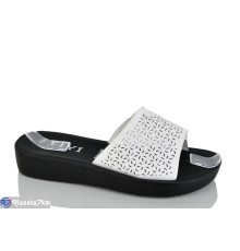 Шлепки жіночі на літо (8 пар р.36-41) білий  "LYLY"