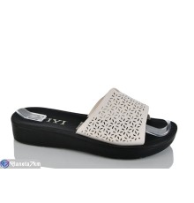 Шлепки жіночі на літо (8 пар р.36-41) бежевий  "LYLY"