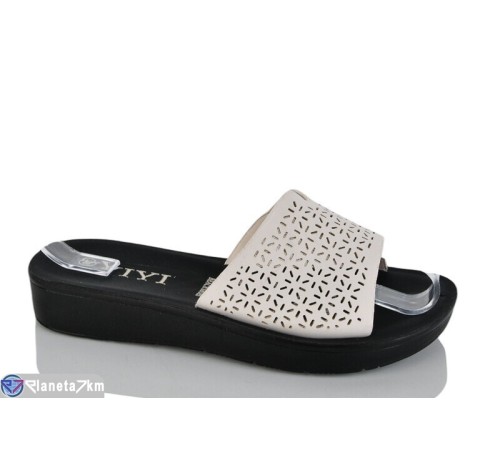 Шлепки жіночі на літо (8 пар р.36-41) бежевий  "LYLY"