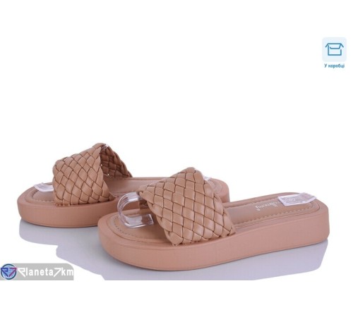Шлепки жіночі на літо (8 пар р.36-41) бежевий  "HoRIK"