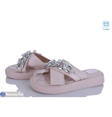 Шлепки жіночі на літо (8 пар р.36-41) бежевий  "HoRIK"