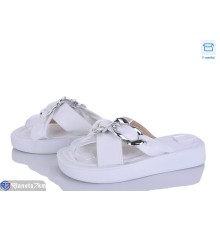 Шлепки жіночі на літо (8 пар р.36-41) білий  "HoRIK"