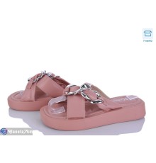 Шлепки жіночі на літо (8 пар р.36-41) рожевий  "HoRIK"