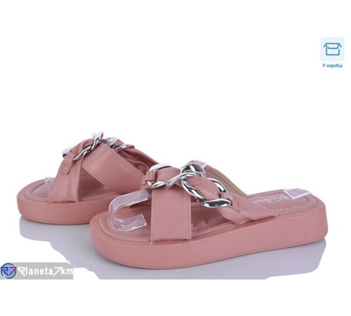 Шлепки жіночі на літо (8 пар р.36-41) рожевий  "HoRIK"