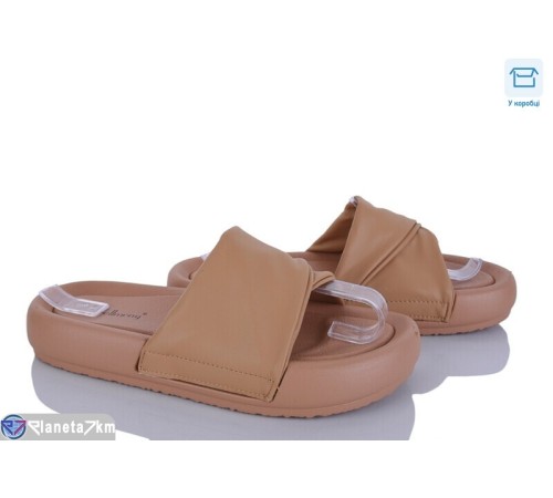 Шлепки жіночі на літо (8 пар р.36-41) коричневий  "HoRIK"