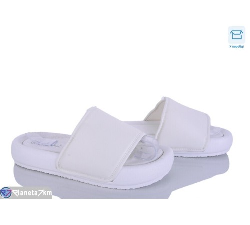 Шлепки жіночі на літо (8 пар р.36-41) білий  "HoRIK"