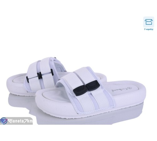 Шлепки жіночі на літо (8 пар р.36-41) білий  "HoRIK"
