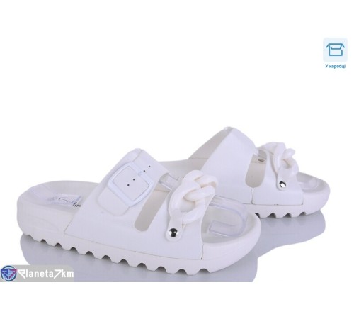 Шлепки жіночі на літо (8 пар р.36-41) білий  "HoRIK"