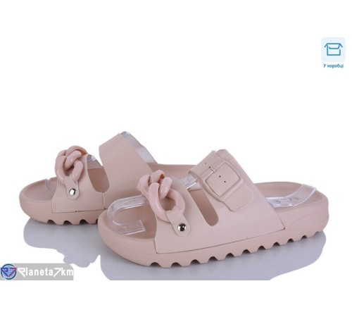 Шлепки жіночі на літо (8 пар р.36-41) бежевий  "HoRIK"