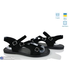 Босоніжки жіночі на літо (6 пар р.36-40) чорний  "Linda"