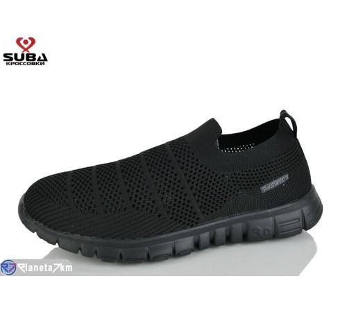 Кросівки чоловічі на літо (8 пар р.41-46) чорний  "SUBA"