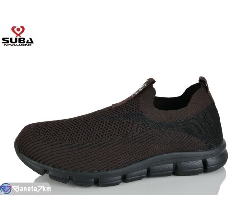 Кросівки чоловічі на літо (8 пар р.41-46) коричневий  "SUBA"