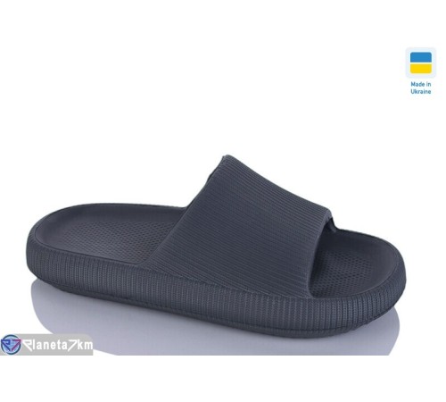 Шлепки жіночі на літо (6 пар р.36-41) сірий  "LUCKY"