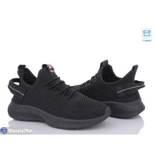 Кросівки жіночі на літо (8 пар р.36-41) чорний  "Normashoes"