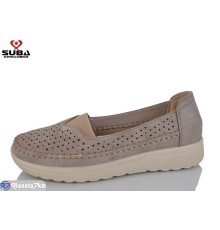 Туфлі жіночі на літо (8 пар р.37-41) коричневий  "SUBA"