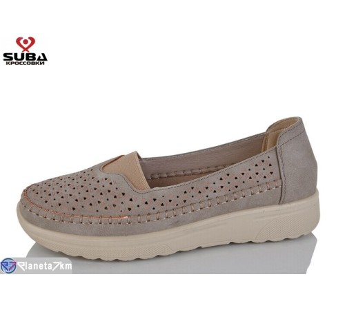 Туфлі жіночі на літо (8 пар р.37-41) коричневий  "SUBA"