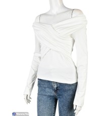 Кофта жіноча на весну/осінь (4 шт. р.сетка S-XL) білий  "Mirella"