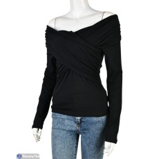Кофта жіноча на весну/осінь (4 шт. р.сетка S-XL) чорний  "Mirella"