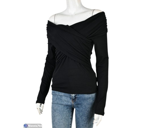 Кофта жіноча на весну/осінь (4 шт. р.сетка S-XL) чорний  "Mirella"