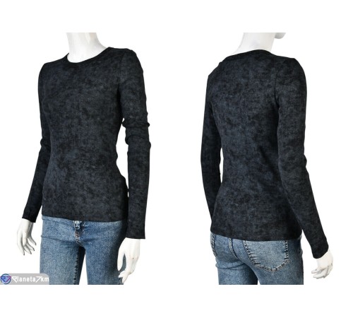 Кофта жіноча на весну/осінь (4 шт. р.сетка S-XL) чорний  "Mirella"