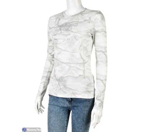 Кофта жіноча на весну/осінь (4 шт. р.сетка S-XL) білий  "Mirella"