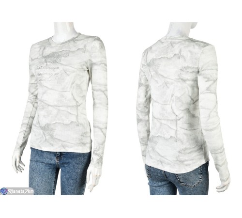 Кофта жіноча на весну/осінь (4 шт. р.сетка S-XL) білий  "Mirella"