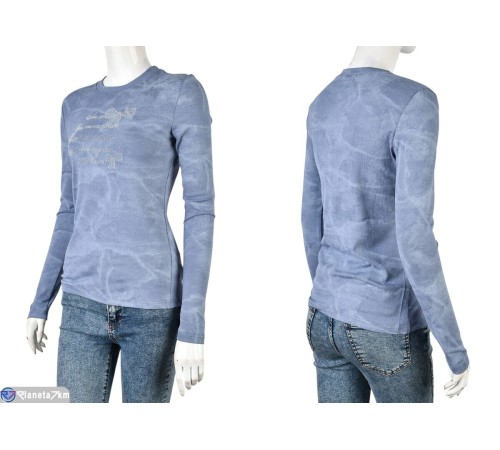 Кофта жіноча на весну/осінь (4 шт. р.сетка S-XL) синій  "Mirella"