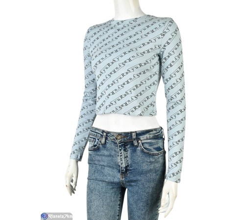 Кофта жіноча на весну/осінь (4 шт. р.сетка S-XL) блакитний  "Mirella"