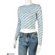 Кофта жіноча на весну/осінь (4 шт. р.сетка S-XL) блакитний  "Mirella"
