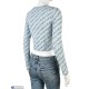 Кофта жіноча на весну/осінь (4 шт. р.сетка S-XL) блакитний  "Mirella"