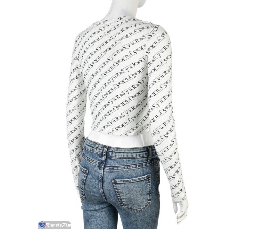Кофта жіноча на весну/осінь (4 шт. р.сетка S-XL) білий  "Mirella"