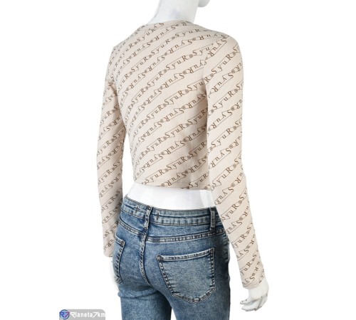 Кофта жіноча на весну/осінь (4 шт. р.сетка S-XL) бежевий  "Mirella"