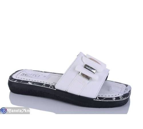 Шлепки жіночі на літо (6 пар р.36-41) білий  "MURMUR"