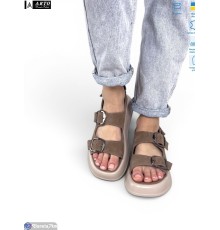 Босоніжки жіночі на літо (8 пар р.36-41) коричневий  "ARTO"