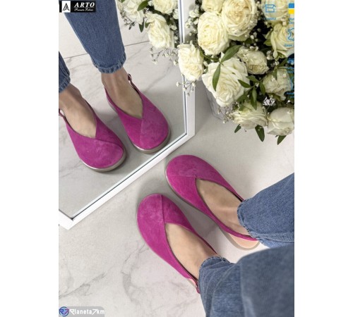 Босоніжки жіночі на літо (8 пар р.36-41) рожевий  "ARTO"